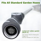 Heavy Duty Watering Wand, 22-Inch Long Metal Garden Hose Wand with Adjustable Rotating Head, Hose Nozzle Sprayer with Thumb Control, Perfect for Hanging Baskets,Shrubs and Plants