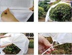 Heavy-Duty Garden Plant Protector with Zippered & Drawstring Closure Breathable Mesh Cover for Birds Deer Squirrels Defense Zippered Protective Garden Netting
