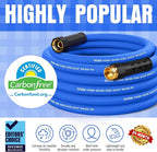 Heavy Duty Garden Hose 35 ft, Non-Expanding Flexible Water Hose, Kink Resistant Lightweight Hybrid Hose, Leakproof Hose Male to Female Fittings