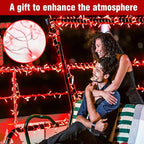 70FT Red String Lights, 210 LED Waterproof Seasonal Fairy Lights with 8 Modes, Indoor Outdoor Decorative Lighting for Christmas, Valentine’s Day, Wedding, Party, Garden