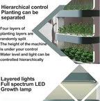 FLTRGO Garden Hydroponic Growing System 48 Pods Hydroponics Tower, Plant Germination Kit Aeroponics Growing Kit with LED Grow Light & Automatic Watering, Smart Garden Planter Aquaponics