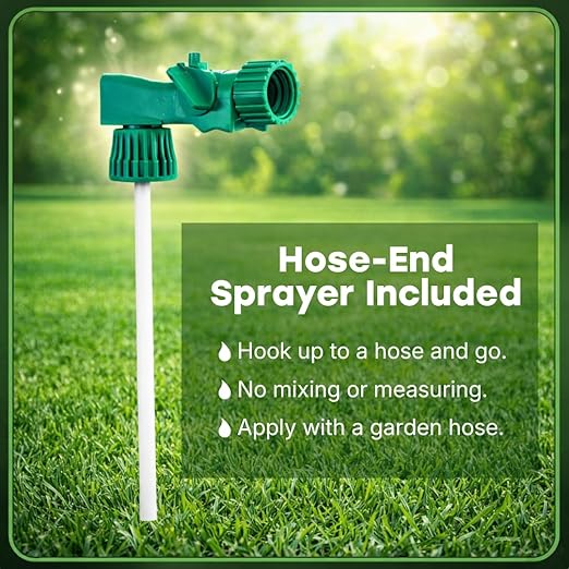 Total Lawn by Lawnbright - Kids & Pet Safe - Phosphorus Free Liquid Fertilizer for Any Grass Type - Lawn Fertilizer with Sea Kelp - Sprayer Included (32 fl. oz)