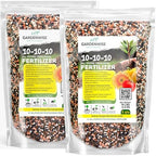 Gardenwise 10-10-10 All-Purpose Professional Fertilizer Plant Food for Indoor/Outdoor Gardening; Premium Shrub, Tree, Flower, Vegetable and Lawn Fertilizer; Quick-Release Nitrogen (20 QUARTS)