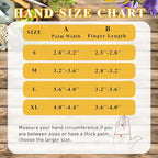 HANDLANDY Leather Gardening Gloves for Men & Women, Rose Pruning Thorn Proof Garden Glove, Long Sleeve Gauntlet Gloves (Caramel Brown, X-Large)