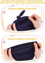 Geyoga 12 Pieces Newborn Hat Mittens Gloves Set Baby Boys Girls Cotton Baby Beanie for 0-12 Months