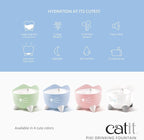 Catit PIXI Cat Drinking Fountain, Running Water Fountain, Pink