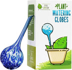 Little Green Leaf Automatic Plant Watering Globes Self Watering Planter Inserts 1 Pack | Hands Free Multicolor Glass Bulb | Planter Spikes to Support Indoor & Outdoor Plant Health (100ml)
