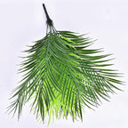 PASYOU Artificial Palm Tree 1Pack, Fake Plants Plastic Greenery Tropical Shrubs Faux Leaves for Home Indoor Outdoor Decor Garden DIY Basket Planter Filler Wedding Party Decoration Ornaments