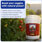 Neptune’s Harvest Organic Tomato & Vegetable Plant Fertilizer (2-4-2) - Liquid Plant Food w/Fresh Fish, Seaweed, Molasses, Yucca Extract, & Humic Acids - for Vegetable Garden (5 Gallon Pail)