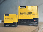 Garden Hose Quick Connector, No-Leak 3/4 Inch GHT Thread Fitting Water Hose Female Adapter and Male Adapter, Heavy-Duty Rust Resistant Brass Water Pipe Connect, Easy to Use (6 Pack ）