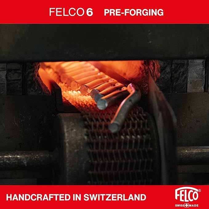 Felco F6 Pruning Shears – 7.7" Swiss-Made Garden Clippers for Medium Hands | Hand Pruners for Gardening | Garden Tool Cutter with Precision Bypass Blade, Forged Aluminum Handles, Replaceable Parts