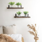 Mkono 4 Packs Small Fake Plants in Farmhouse Galvanized Pots Table Centerpiece Mini Potted Artificial Plants Faux Eucalyptus for Shelf Office Rustic Home Decor (Gray, Mini-6" H)
