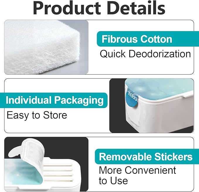 9 Pcs Deodorizer Compatible with PetSafe ScoopFree SmartSpin Self-Cleaning Cat Litter Box & HHOLOVE Self-Cleaning Cat Litter Box, Natural Essential Oils, Cat Friendly, Odor Control