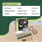 Craft Crush — Mini Plants Terrariums Easy Fun Arts and Craft Kit — Make 3 Charming Faux Terrariums! — For Ages 13 and Up