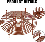 6 Pcs Plant Grid Soil Protector Covers 11.8 Inch 20.8 Inch Cuttable Flower Cover with 60 Stakes Plastic Pot Grid for Indoor Outdoor