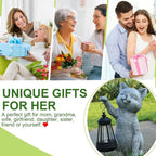 Cat Garden Outdoor Statues: Outside Decor with Lanterns for Yard Art Lawn Ornaments Porch Patio Balcony Home House - Birthday Gifts for Grandma Mom Women (cat2)