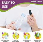 Blumat Plant Watering Device - Easy Self Watering Planter Insert for Indoor Plants - Bottle Adapter - Prevents Overwatering and Underwatering for Healthy Growth - 3 Pack