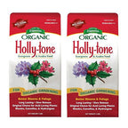 Espoma Organic Holly-Tone 4-3-4 Natural & Organic Evergreen & Azalea Plant Food; 4 lb. Bag; The Original & Best Fertilizer for All Acid Loving Plants Including Rhododendrons & Hydrangeas. Pack of 2