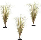 Fake Desert Dry Grass, Artificial Plants for Reptile Tank Accessories, Habitat Decor Fit for Bearded Dragon, Crested Gecko, Leopard Lizard, Chameleon, Artificial Outdoor Plants, Terrarium Decor (3)
