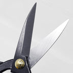KAKURI Bonsai Scissors Long Blade Made in Japan 8", Japanese Carbon Steel Blade, Large Okubo Shears for Bonsai and Garden Use