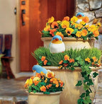 Bird Shaped Plant Watering Globes(Bule 4ps) Plants Suitable for Indoor and Outdoor Use Should be Kept Constantly Moist. The Interesting Shape Makes The Garden More Interesting and Beautiful.