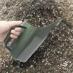 Garden Plastic Shovel, Garden Tool Bucket Shovel, Cultivation Bucket Scoop Sieve Multi Function Spoon Rush Potted Plant Wear Resistant Digging Tool for Flower Vegetable, Plants Care(Color:Green)