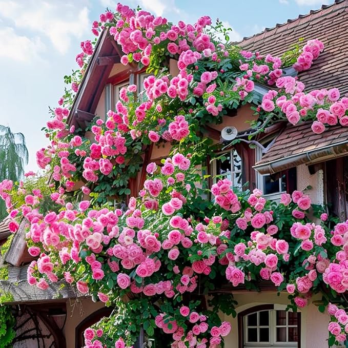 315+ Mixed Color Climbing Rose Rosa Seeds for Planting-Heirloom Garden Vine Home Landscape