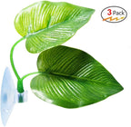 CousDUoBe 3 Pack Betta Fish Leaf Pad Improves Betta's Health by Simulating The Natural Habitat - Natural, Organic, Comfortable Rest Area for Fish Aquarium Ornaments