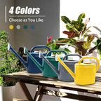 Watering Can for Indoor & Outdoor Plants, Plant Watering Can with Stainless Steel Shower Head, 1 Gallon Plastic Watering Can for Garden, Flowers, Vegetable, Greenhouse