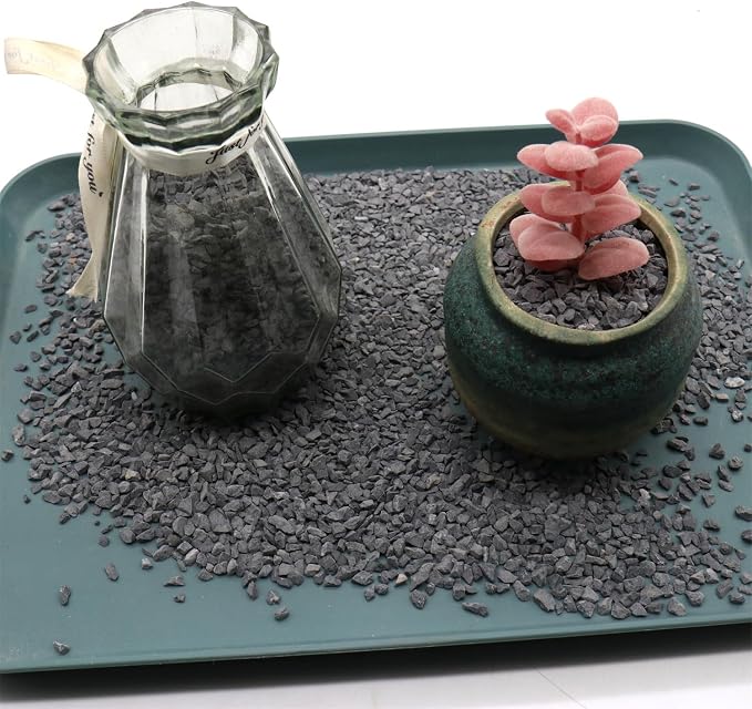 Coarse Sand. Black Color. 1/8 Inch 2 lbs. for Potting Soil, Succulents, Pots, Plants, Gardening, Indoor, Crafting, Vase Fillers, Landscaping (X-Mini, COARSE Sand - Black, 2)