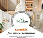 Freyalife 1Pcs Fake Plants Eucalyptus,Artificial Potted Faux Hanging Plants for Vintage Boho Home Living Bedroom Kitchen Farmhouse Bathroom Office Desk Book Shelf Wall Room Accessories Decor Indoor