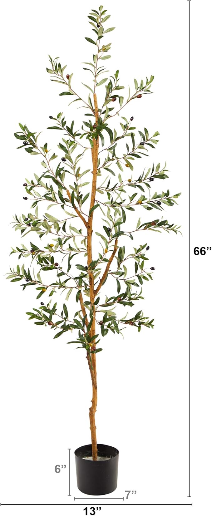 Nearly Natural 5.5ft. Olive Artificial Tree