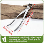 Bonsai Cutters, 8.5inch Concave Cutter Bonsai Tools Stainless Steel Bonsaii Tree Knob Cutter Gardening Concave Pruner Tree Branch Cutter Long Reach Bonsaii Tools