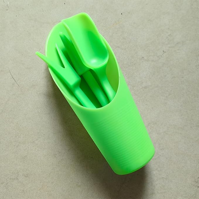 PENCK Soil Scoop for Indoor Plants - Plastic Mini Garden Plant Care Shovel Hand Tools Transplanting Succulent Cultivation Digging Scoops Kits, Green