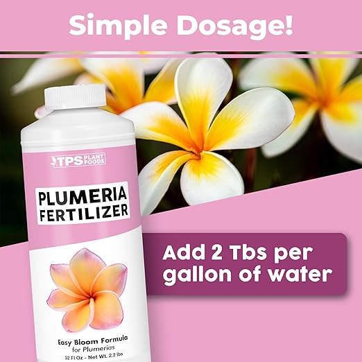 Plumeria Fertilizer – Liquid Plant Food for More Blooms, Healthy Tropical Growth & Stronger Root Development, 32 oz