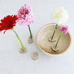 Wazakura Sakura Blossom Kenzan for Ikebana 5PCS, Made in Japan Flower Frog, No Foam Flower Holder, Ecological Petal Shaped Floral Arranging Pin Frog - Sakura Flower