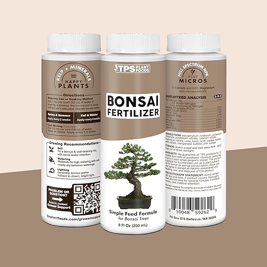 Bonsai Fertilizer – Liquid Plant Food for Healthy Growth, Vibrant Foliage & Stronger Root Development, 32 oz