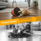 6 Pcs 11.8 Inch Plant Pot Grids-Pot Soil Cover from Cats, Indoor Plant Protector from Animals, Cuttable Flower Pots Cover to Keep Dogs Out