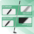 YEELOR Garden Hoe, Long Handle Hoe Garden Tool with Non-Slip Soft Grip, 56-Inch Stainless Steel Handle, Heavy Duty Hoe with Durable Blade, for Digging Loosening Weeding Planting
