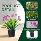 3 Pack Fake Small Plant Artificial Potted Flowers for Home Decor Fake Flower Plant Greenery Mini Faux Plant for Indoor Bedroom Living Room Office Shelf Bathroom Farmhouse Decor (Type 10)