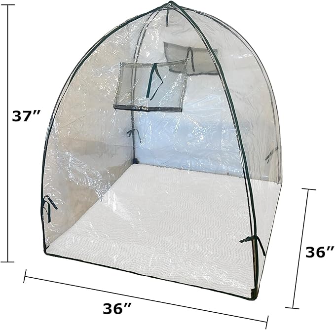 Haxnicks Giant Easy Poly Plant Protection Dome, 36" L x 36" W x 36" H