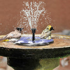 AISITIN Solar Fountain with 3.5 W Solar Panel, Solar Fountain for Bird Bath 1500 mAh Battery - 6 Effects for Pool, Fish Pond, Bird Bath, Garden