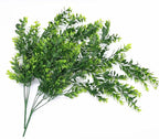 Artificial Hanging Vine, Faux Plastic Leaves Ivy Plants Fake Greenery Plant UV Resistant Vines Decor for Bedroom Indoor Outdoor Home Kitchen Garden Office Wall Wedding Christmas Decoration 2 Pack