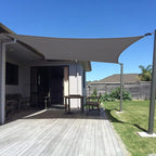 SUNNY GUARD Custom Size 13'x30' Rectangle Dark Grey UV Block Sunshade for Backyard Yard Deck Patio Garden Outdoor Activities and Facility(Customized)