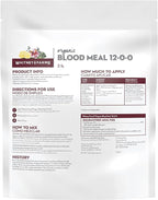 Whitney Farms Organic Blood Meal 12-0-0 - Nitrogen Fertilizer for Growth in Flowers, Vegetables, Bulbs, Trees and Shrubs, 3 lb.