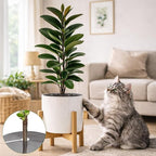 YBB 12 Pcs Plant Pot Grids, 11.8 Inch & 15.7Inch Cuttable Plant Pot Soil Covers Guard Protectors from Cats, Animals Digging Stooper for Indoor Outdoor Garden Potted Plants with 30 Stakes
