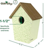 Wild Wings Decorative Bluebird House Spring Ivy, White