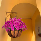 15 Bundles Artificial Flowers UV Resistant Outdoor Plants No Fade Faux Plastic Shrubs Fake Silk Flowers Window Box Garden Porch Home Decoration (Morning Glory Violet)