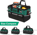 GrenPRO Tool Bag Organizer for Men, Wide Mouth Small Tool Bags,13.5 Inch Soft Handle Toolbox Organizer Storage, Large Zipper Electrician Tool Bag