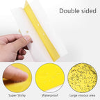 Garutom 20-Pack Dual-Sided Yellow Sticky Traps for Flying Plant Insect Such as Fungus Gnats, Whiteflies, Aphids, Leafminers, etc (6x8 Inches, Included 20pcs Twist Ties)